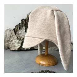 casquette lapin, bonnet,  Atelier Maïmaï coton bio, fait main à Bruxelles